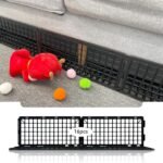 Under Couch Blocker 16pcs black adjustable pet furniture barrier kit