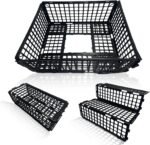 Adjustable plastic fence barrier for under furniture use