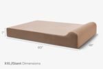 Barker Beds Orthopedic Dog Bed – 7" Pillow Top with Headrest, Memory Foam for Joint Pain & Arthritis, Machine Washable Microsuede Cover - Image 2