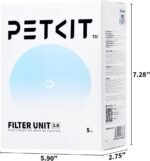PETKIT Upgraded Filter Units 3.0 for PETKIT Pet Water Fountains Eversweet 2S/3/3 Pro,Eversweet Solo/Solo2/Solo SE & CYBERTAIL, Replacement Filters (5 pcs) - Image 6