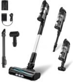 LEVOIT Cordless Vacuum Cleaner, Stick Vac with Tangle-Resistant Design, Up to 50 Minutes, Powerful Suction, Rechargeable, Lightweight, and Versatile for Carpet, Hard Floor, Pet Hair, LVAC-200 - Image 9