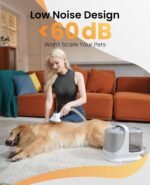 oneisall Dog Grooming Vacuum, 13000Pa Powerful 3L Dust Cup Pet Vacuum with Clipper Nail Grinder & Shedding Brush, 7 in 1 Dog Grooming Kits, Quiet, Large Capacity 3 Suction Levels, BM3 - Image 6