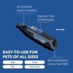 Dremel PawControl 7760-PGK Dog Nail Grinder and Trimmer - Cordless & Rechargeable Pet Grooming Tool Kit - Safe and Humane for Dogs, Cats, and Small Animals - Image 2
