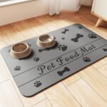Pet Feeding Mat-Absorbent - Bones