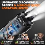 Whisper-Quiet Dog & Cat Nail Grinder with 4 LED Lights - Image 5