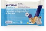 Vetnique Glandex Dog Wipes for Pets Cleansing & Deodorizing Anal Gland Hygienic Dog & Cat Wipes with Vitamin E, Skin Conditioners and Aloe Labs (100ct)