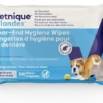 Vetnique Glandex Dog Wipes for Pets Cleansing & Deodorizing Anal Gland Hygienic Dog & Cat Wipes with Vitamin E, Skin Conditioners and Aloe Labs (100ct)