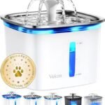Automatic Pet Fountain - Silver+2 Filters+2 Sponges