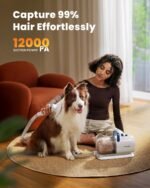 oneisall Dog Vacuum & Dryer for Shedding Grooming, 8 in 1 Dog Grooming Kit with Metal Blade Pet Clippers, Adjustable Speed and Temperature Control Blower - Image 6