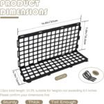 12 Pcs Under Couch Blocker for Bed Adjustable Furniture Plastic Under Bed Blocker with 30 Ties Black Couch Barriers for Dogs Pets Cats (Style 1) - Image 2
