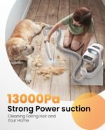 oneisall Dog Grooming Vacuum, 13000Pa Powerful 3L Dust Cup Pet Vacuum with Clipper Nail Grinder & Shedding Brush, 7 in 1 Dog Grooming Kits, Quiet, Large Capacity 3 Suction Levels, BM3 - Image 5