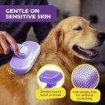 Hertzko Self Cleaning Slicker Brush for Dogs and Cats – Easy Clean Retractable Bristles, Removes Loose Hair & Tangles - Image 5