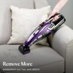 Bissell Pet Hair Eraser Cordless Hand Vacuum, Lithium Ion, Home, Auto, and Pet Vacuum, Easy-Empty Dirt Bin, Upholstery Tool, Brush Tool, and Crevice Tool Included, 2390A - Image 3