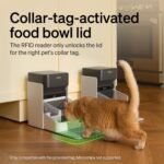 PETLIBRO RFID Automatic Cat Feeder, Collar Tag-Activated Personalized Meals, 5G&2.4G Wi-Fi Programmable Cat Food Dispenser with Cats Recognition & Diet Tracking for Multi-Pet Homes and Different Diets - Image 9