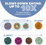 Outward Hound Fun Feeder Slo Bowl – Interactive Slow Feeder Dog Bowl, Non-Slip Maze Pattern, Prevents Bloating & Obesity - Image 4