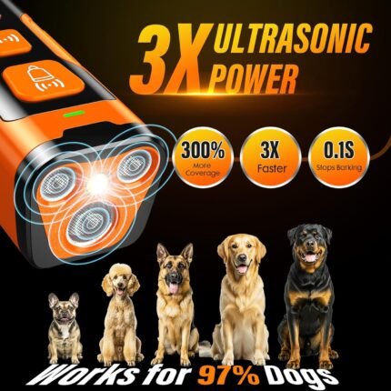 YUYQA Ultrasonic Bark Deterrent