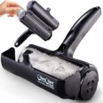 ChomChom Roller Pet Hair Remover — Reusable Lint Roller for Cats & Dogs - Black Classic