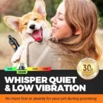 Whisper-Quiet Dog & Cat Nail Grinder with 4 LED Lights - Image 6