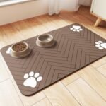 Pet Feeding Mat-Absorbent - Coffee