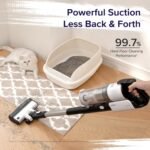 LEVOIT Cordless Vacuum Cleaner, Stick Vac with Tangle-Resistant Design, Up to 50 Minutes, Powerful Suction, Rechargeable, Lightweight, and Versatile for Carpet, Hard Floor, Pet Hair, LVAC-200 - Image 4