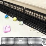 Under Couch Blocker – Adjustable Pet Furniture Barrier, No-Tools Snap Install - Black
