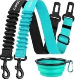 COOYOO Dog Seat Belt - Retractable Dog Car Harness