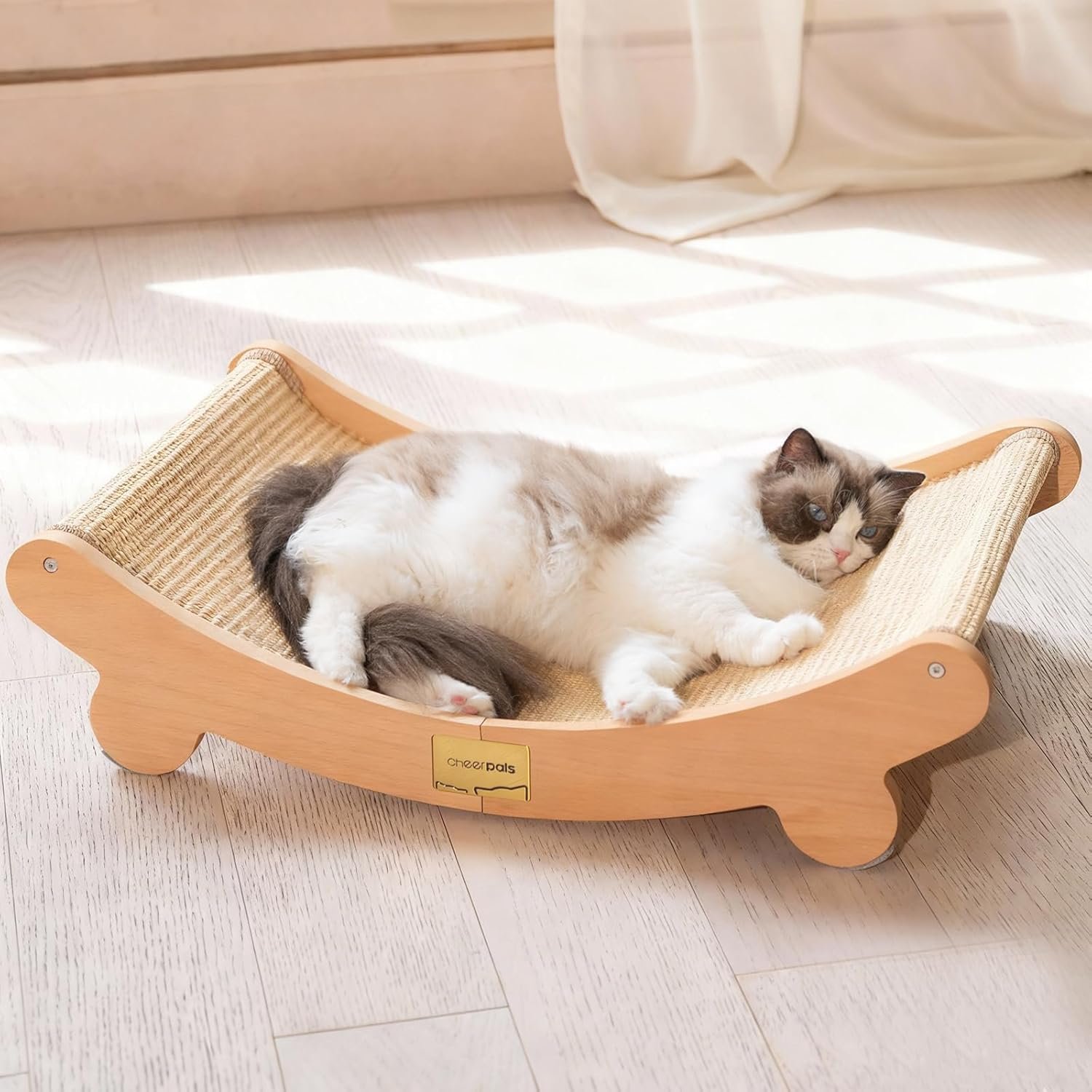 71ny95aOlZL._AC_SL1500_ CHEERHOME PETS Sisal Cat Scratcher Bed for Indoor Cats - Image 1